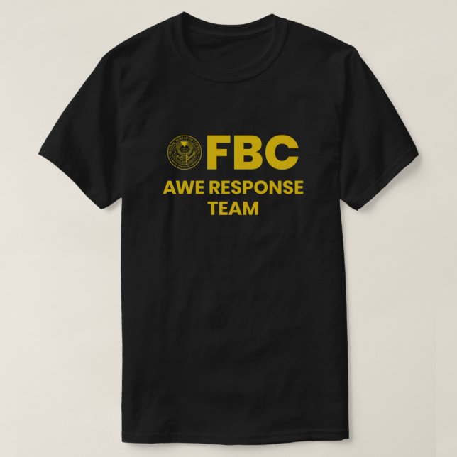 Camiseta Oficina Federal de Control - Equipo de respuesta d (Diseño del anverso)