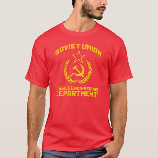 Camiseta Oficina técnica del misil de Unión Soviética (Anverso)
