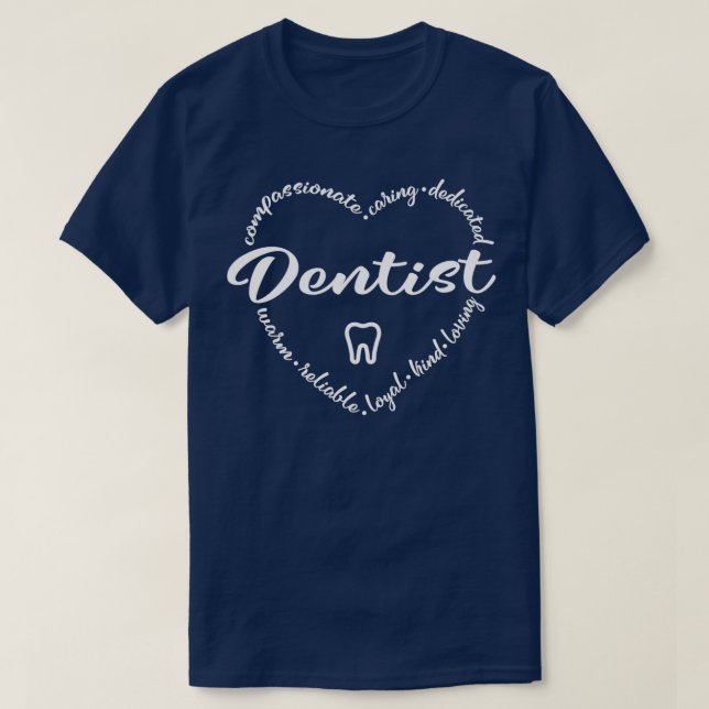 Camiseta Oficinas de dentista de la escuela dental de denti (Diseño del anverso)