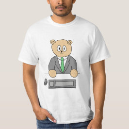 Camiseta Oficinista en un lazo verde