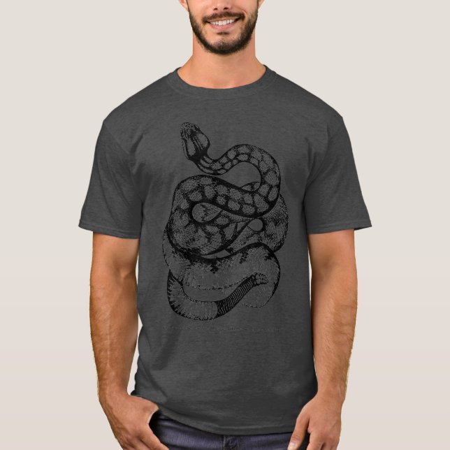 Camiseta Ofiología de la Vintage Serpiente Sudamericana de  (Anverso)