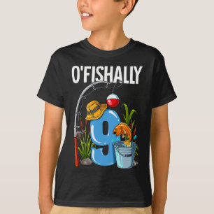 Camiseta O'fishally 9 años 9º cumpleaños de pesca