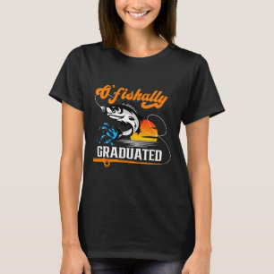 Camiseta O'fishally Graduado Amante de la Pesca Parte de Gr