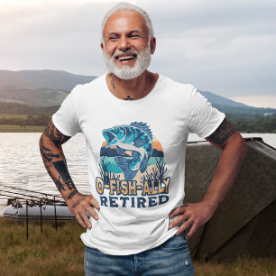 Camiseta Ofishally Retired Funny Fishing Lovers