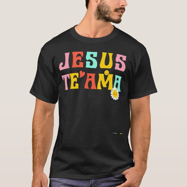 Camiseta Ofreció Morir Por Usted Jesucristo El Americano V (Anverso)