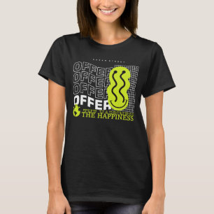 Camiseta Ofrezca la felicidad de la calle urbana fresca