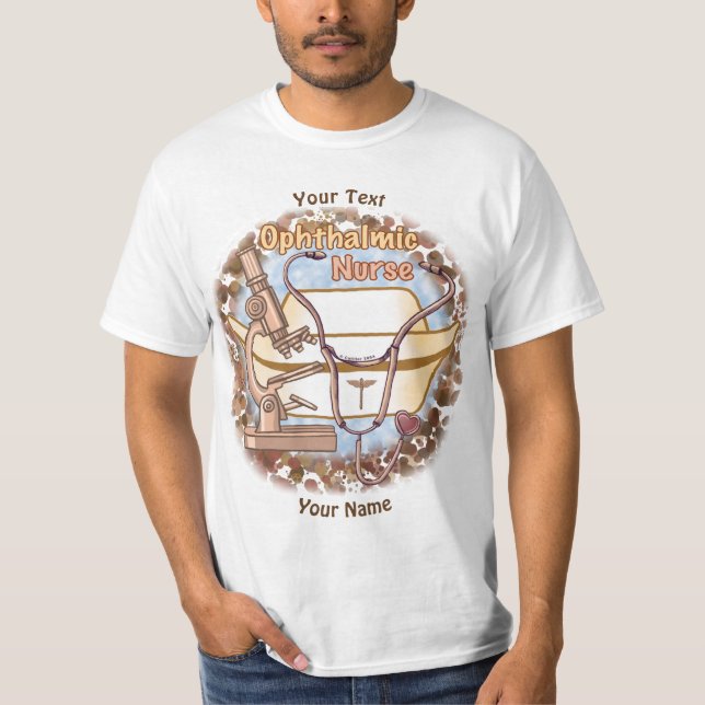 Camiseta oftálmica de Enfermería (Anverso)