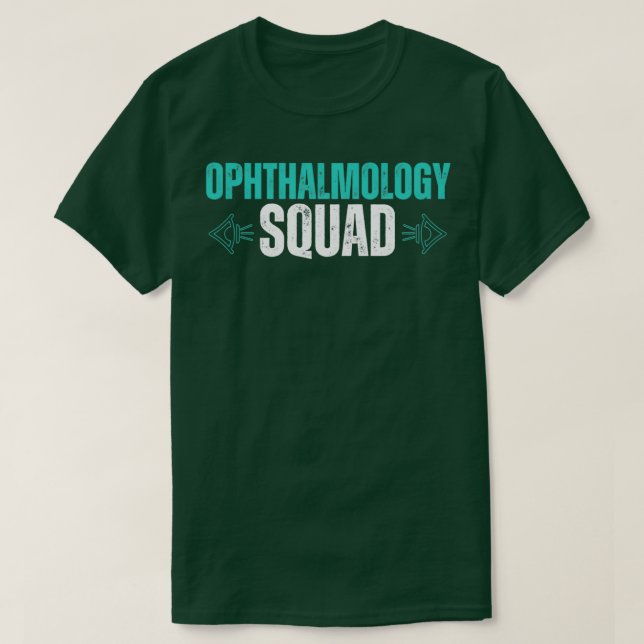 Camiseta Oftalmología Escuadrón de oftalmología divertida 7 (Diseño del anverso)