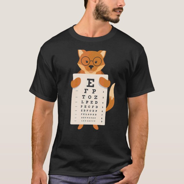 Camiseta Oftalmólogo Opticista Eyeglasses Optometrista (Anverso)