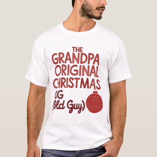 Camiseta OG de Navidades originales del abuelo (Anverso)