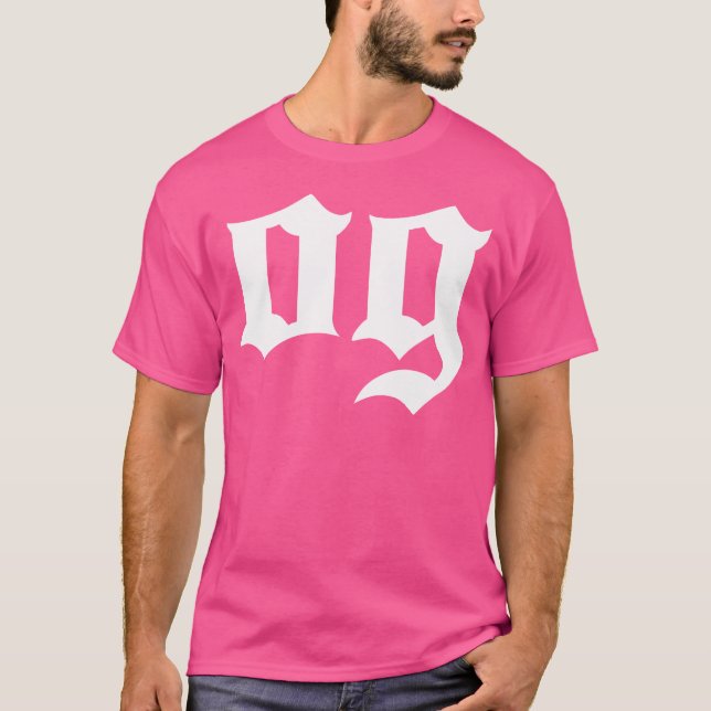 Camiseta Og El Original Gangster Guay Old School Hip Hop (Anverso)