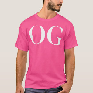 Camiseta Og - Original Gangster Guay Old School Hip-Hop Ba