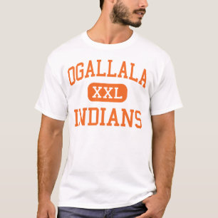 Camiseta Ogallala - indios - alto - Ogallala Nebraska