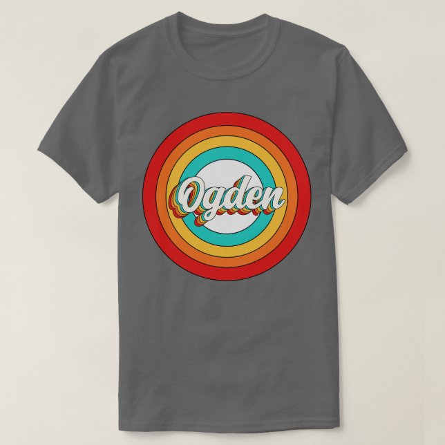 Camiseta Ogden Name Shirt Vintage Ogden Circle (Diseño del anverso)