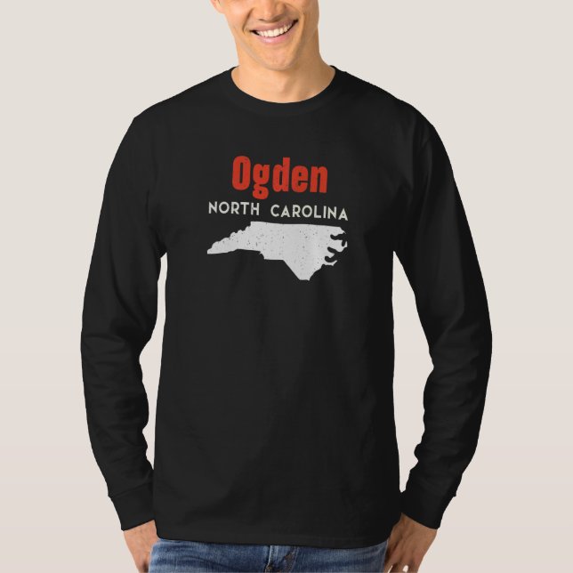 Camiseta Ogden North Carolina USA State America Travel   (Anverso)