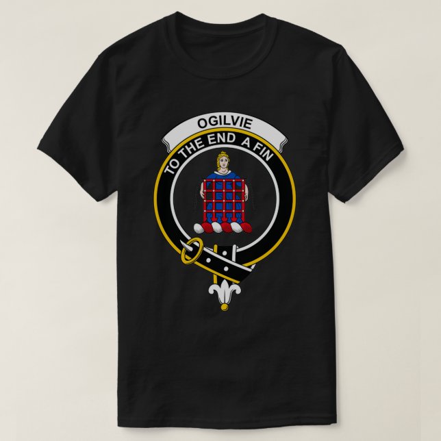 Camiseta Ogilvie Ogilvy Escudo Tartan Clan Scottish Clan 1 (Diseño del anverso)