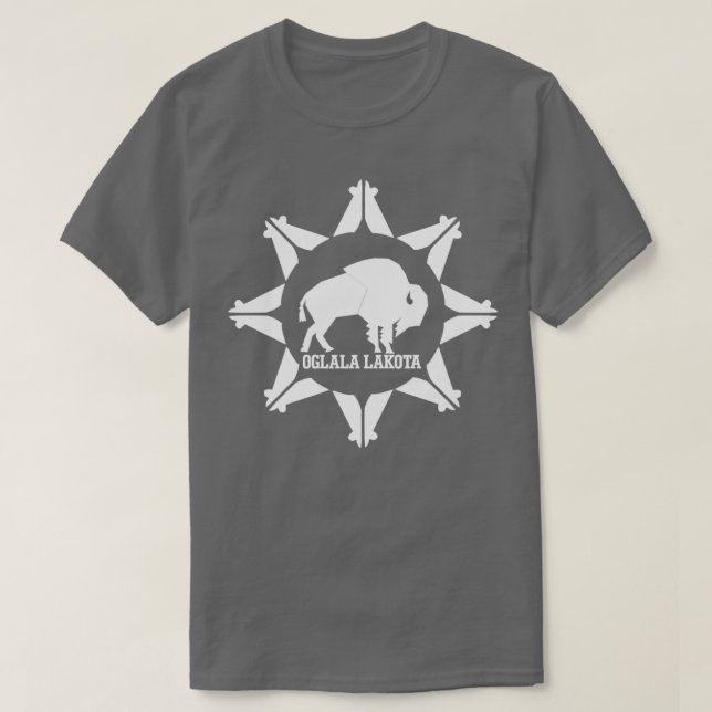 Camiseta Oglala Lakota Sioux (2) (Diseño del anverso)
