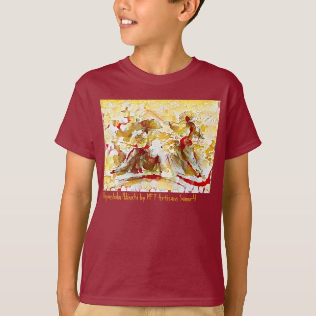 Camiseta Ogonshoku Ikkiuchi - Artista - Artistas de NFT Sam (Anverso)
