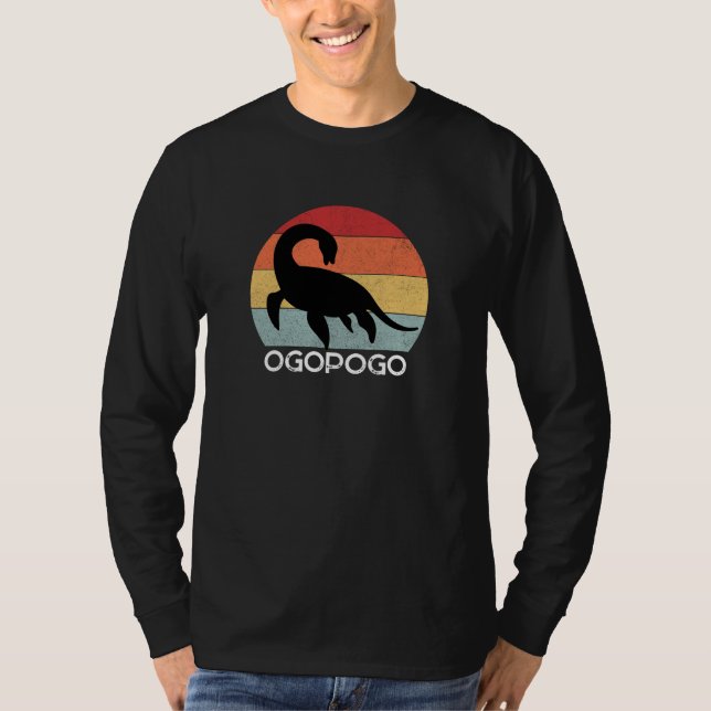 Camiseta Ogopogo, el Monstruo del Lago Okanagan de los 70 (Anverso)
