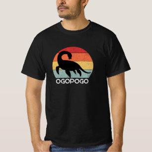 Camiseta Ogopogo, el Monstruo del Lago Okanagan de los 70