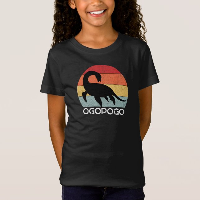 Camiseta Ogopogo, el Monstruo del Lago Okanagan de los 70 (Anverso)