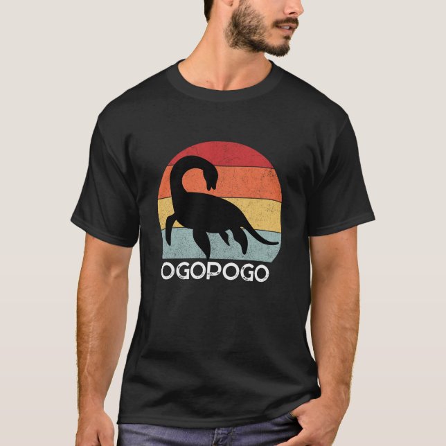 Camiseta Ogopogo, el Monstruo del Lago Okanagan de los 70 (Anverso)