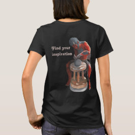 Camiseta Ogro con rueda de la cerámica Fantasy Art T-Shirt