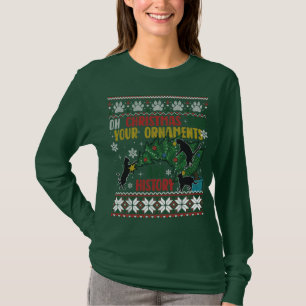 Camiseta Oh Árbol de Navidad Tus Ornamentos Son Historia Gr