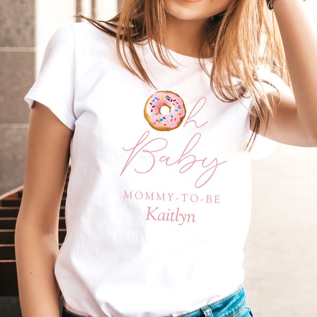 Camiseta Oh Baby Donut Chicas Sprinkle Baby Shower (Subido por el creador)