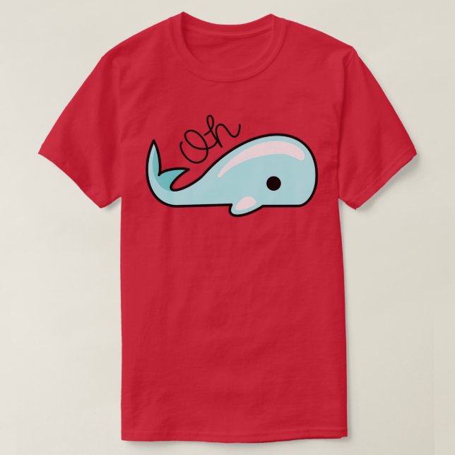 Camiseta Oh ballena 29 (Diseño del anverso)
