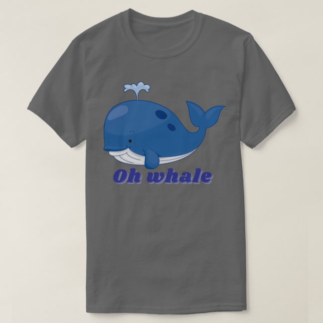 Camiseta Oh ballena 45 (Diseño del anverso)