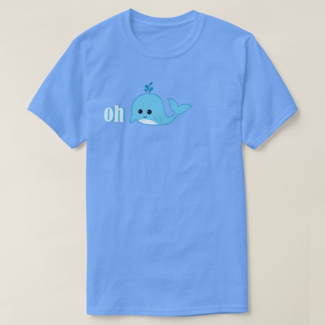 Camiseta oh ballena 93 (Diseño del anverso)