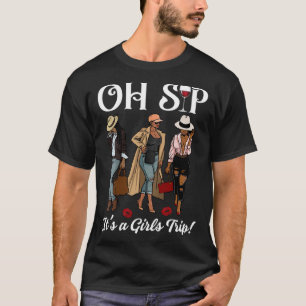 Camiseta Oh Bebe Es Un Viaje De Chicas Fiesta De Vino Mujer