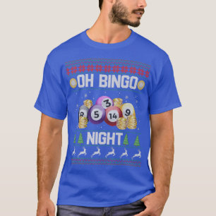 Camiseta Oh Bingo Night Funny Para Los Navidades Del Jugado