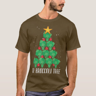 Camiseta Oh Broccoli Árbol Vegetariano Vegan Merry Chris
