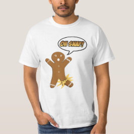 Camiseta ¡Oh broche! Hombre de pan de jengibre divertido