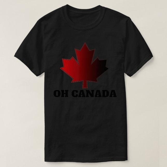 Camiseta Oh Canada Canadian Pride Maple Leaf National Day ( (Diseño del anverso)