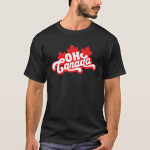 Camiseta OH Canada Day Funny Maple Leaf Oh Canadian Flag Co