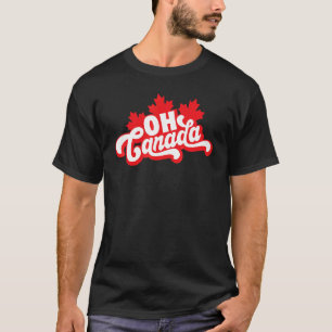 Camiseta Oh Canada Day Maple Leaf Oh Canadian Flag Color