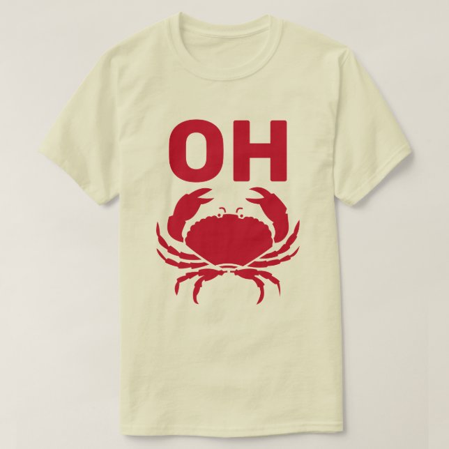 Camiseta Oh Cangrejo (Diseño del anverso)