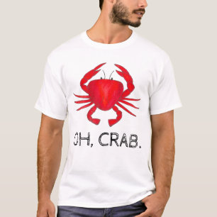Camiseta Oh, Cangrejo (Crap) Rojo Baltimore Maryland Crabs 