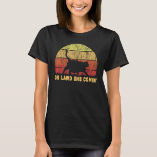 Camiseta Oh césped Ella Viene Chica Chonk Meme Gato Gato Ga
