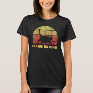 Camiseta Oh césped Ella Viene Chica Chonk Meme Gato Gato Ga