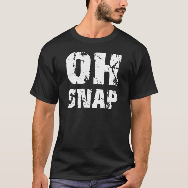 Camiseta Oh, chasquido (Anverso)