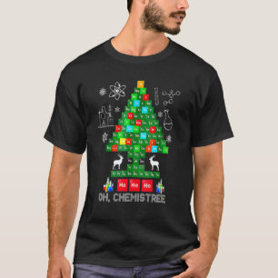Camiseta Oh Chemisterio Science Christmas Tree Chemistry Ch