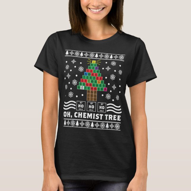 Camiseta Oh Chemistree Funny Science Design Gift (Anverso)