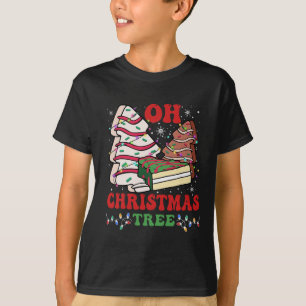 Camiseta Oh Christmas Tree Cake Xmas Lights Funny Mating