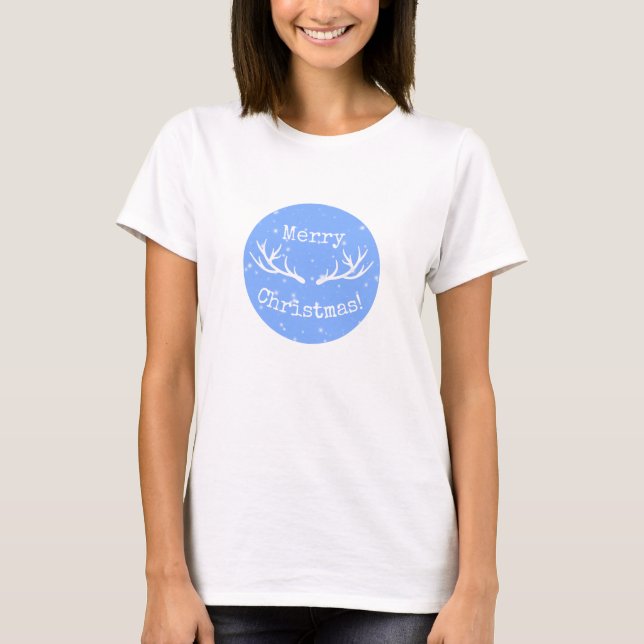Camiseta Oh ciervo, son Navidades - Tee Shirt (Anverso)