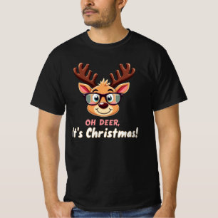 Camiseta Oh ciervo, son Navidades: una fiesta de feriados a