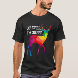 Camiseta Oh ciervo, soy el orgullo gay gay lgbt arcoiris